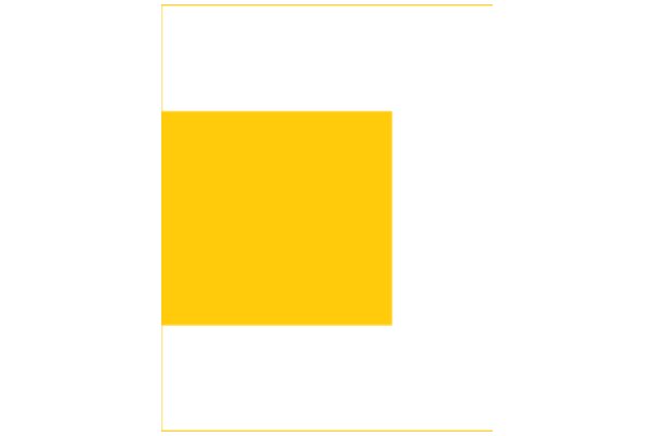 A Bright Yellow 'E' in a Simple, Clean Design