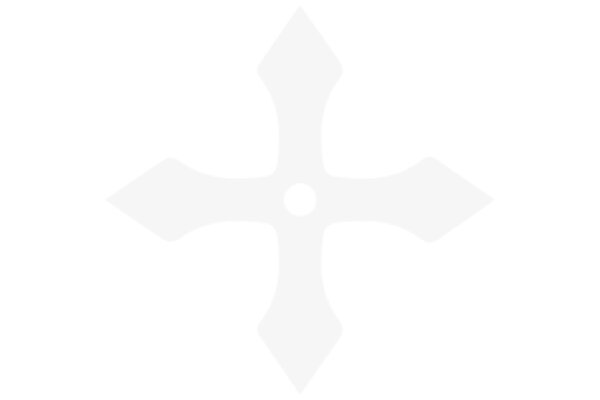 Simplistic White Cross Design