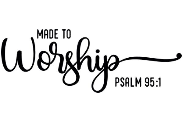 Made to Worship: Psalm 95:1