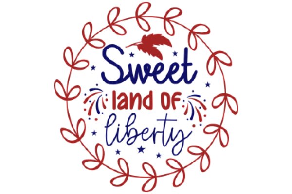 Sweet Land of Liberty: A Celebratory Graphic Design