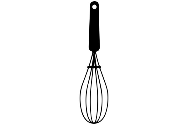 Stylized Illustration of a Light Bulb with a Round Base