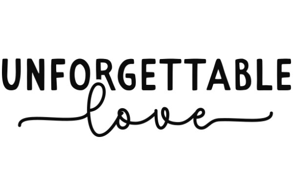 Unforgettable Love: A Graphic Design Showcase