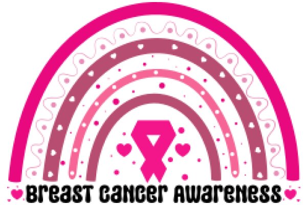 Rainbow of Hope: Breast Cancer Awareness Logo