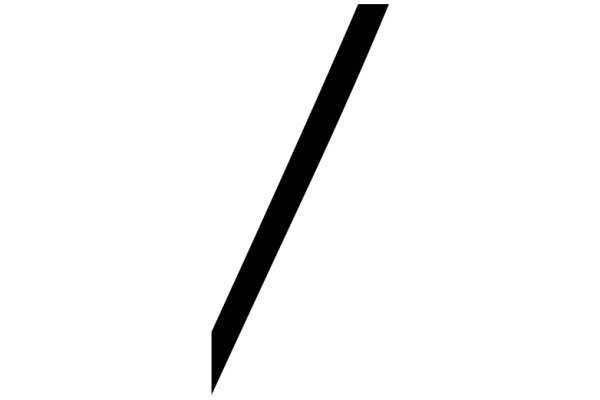 A Simple Black Line on a White Background