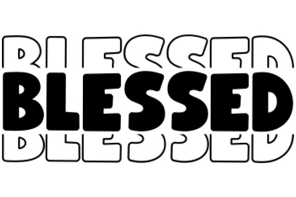 Blessed: A Graphic Design of a Positive Affirmation