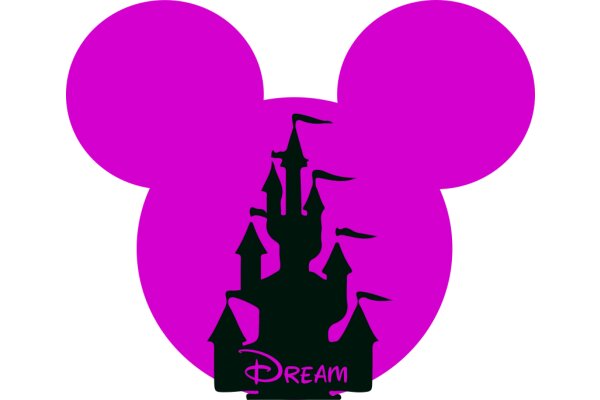 Disney Dream Castle Silhouette