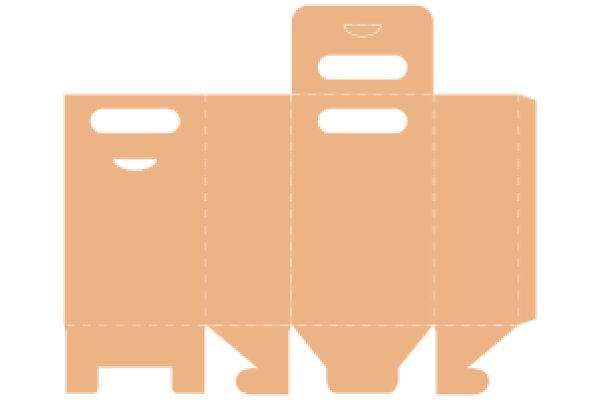 Simplified Illustration of a Brown Box with Handles