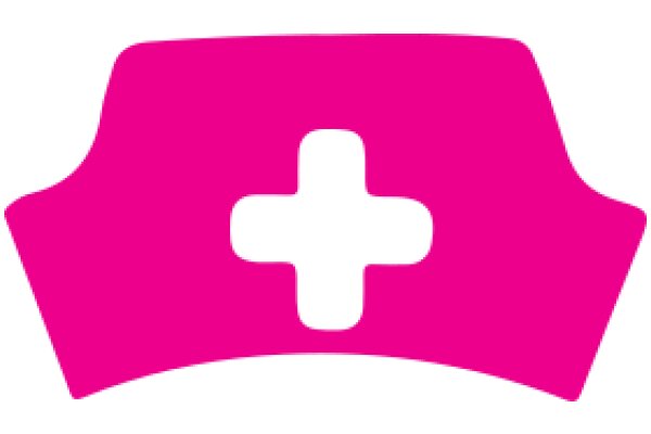 Vibrant Pink Cross Symbol