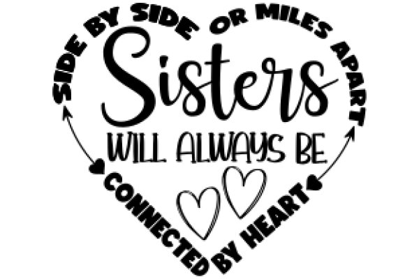 Sisters Will Always Be Connected by Heart