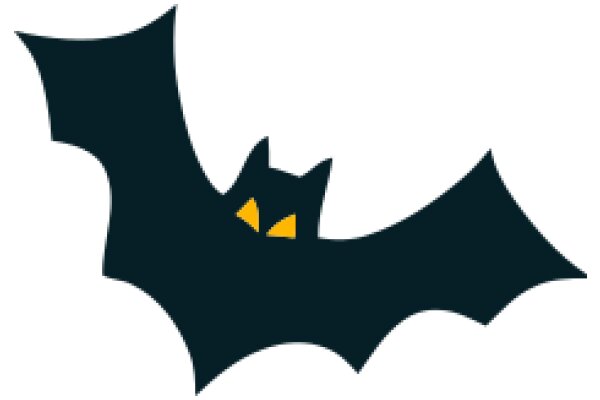 A Silhouette of a Bat with a Yellow Ear