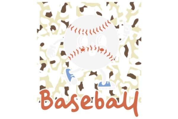 Baseball Fever: A Playful Illustration of the Game's Iconic Symbol