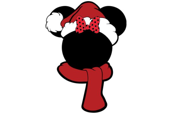 Mickey Mouse in a Festive Holiday Outfit