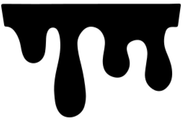 Stylized Icon of a Dripping Liquid