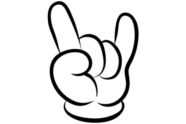 Simplistic Logo of a Hand Gesture