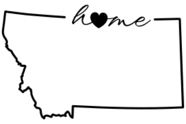 A Simple, Map of Home with a Heartfelt Message