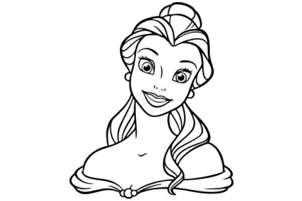 A Whimsical Portrait of a Disney Princess