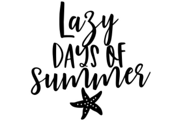 Lazy Days of Summer: A Graphic Design Poster