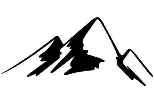 Silhouette of a Ski Lift and Mountain Range