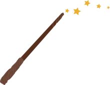 A Whimsical Scene of a Chocolate Baton and Starry Skies