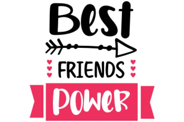 Best Friends Power: A Graphic Design for a T-Shirt