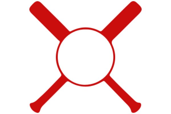 Red Tennis Racket Icon