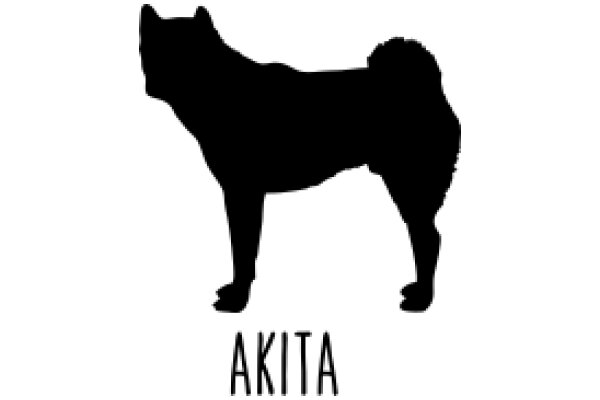 Akita: The Silhouette of a Loyal Companion