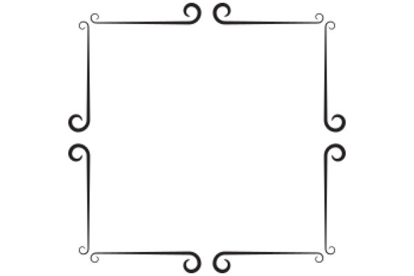 Elegant Black Frame with Scrollwork