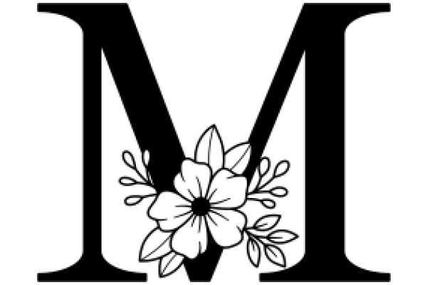 Monogram Design: A Logo with a Flower Accent