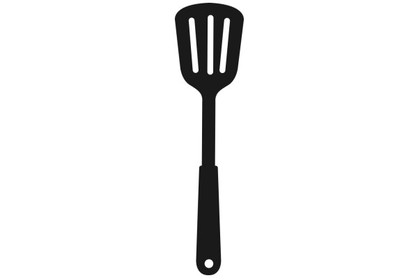 A Simple Black Spatula