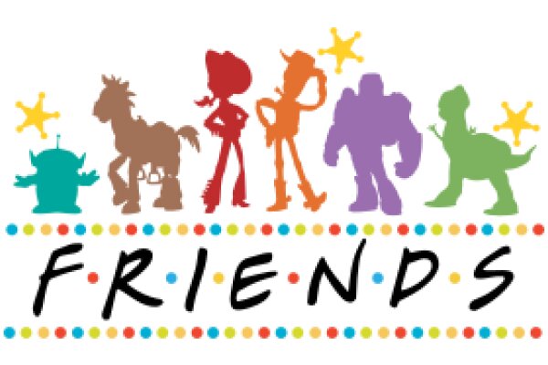 Friends: A Colorful Collection of Cartoon Characters