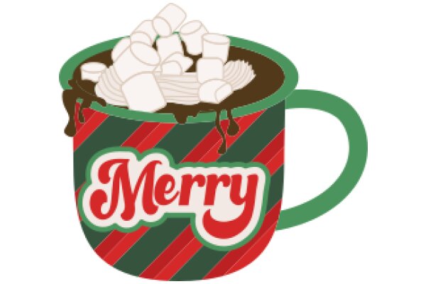 Merry Marshmallow Mug: A Festive Winter Drink