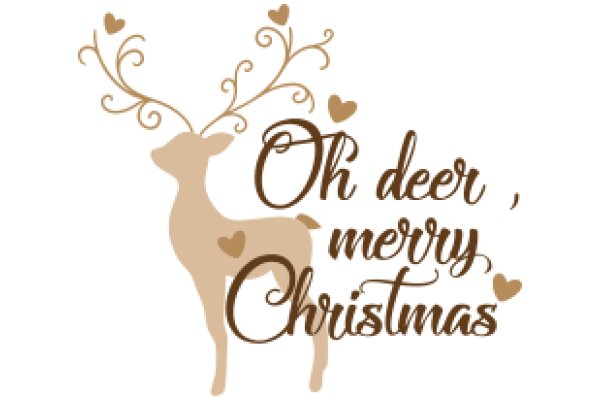 Season's Greetings: A Festive Deer Wish