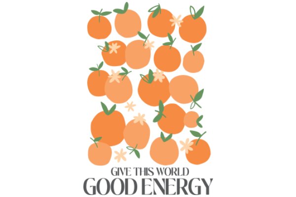 Good Energy: A Collection of Orange Fruits and Flowers