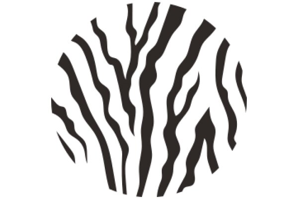 Stylized Zebra Pattern Design