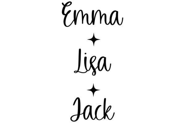 Emma, Lisa, and Jack: A Trio of Names