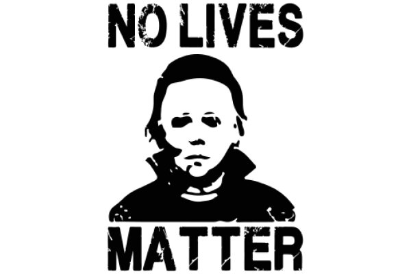 No Lives Matter: A Silhouette of a Man with a Distressed Expression