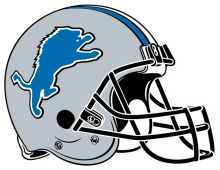 Detroit Lions Football Helmet