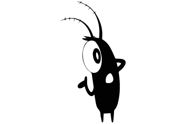 A Whimsical Illustration of a Cartoon Bug