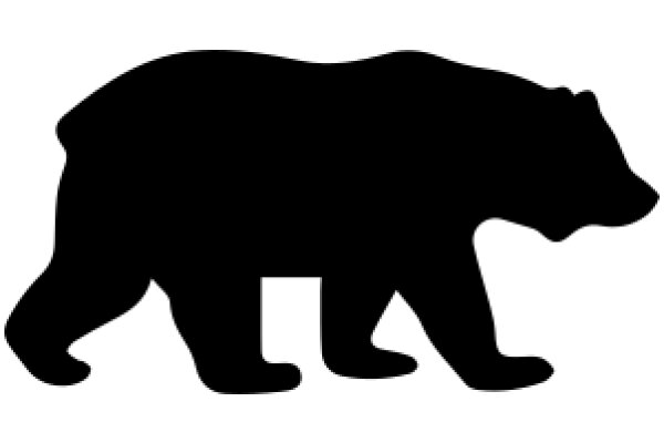 A Silhouette of a Bear: A Symbol of Strength and Wisdom