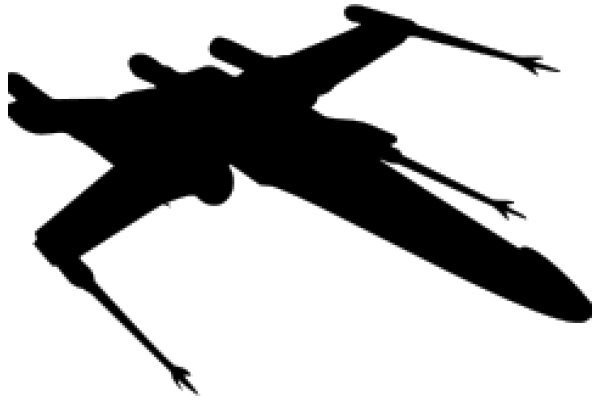 Silhouette of a TIE Interceptor from Star Wars