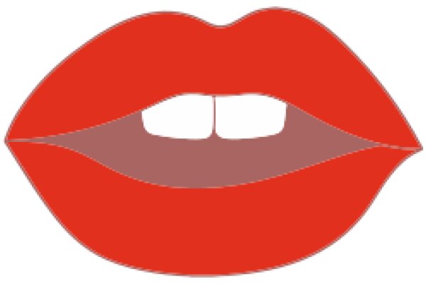 Vivid Red Lipstick Icon