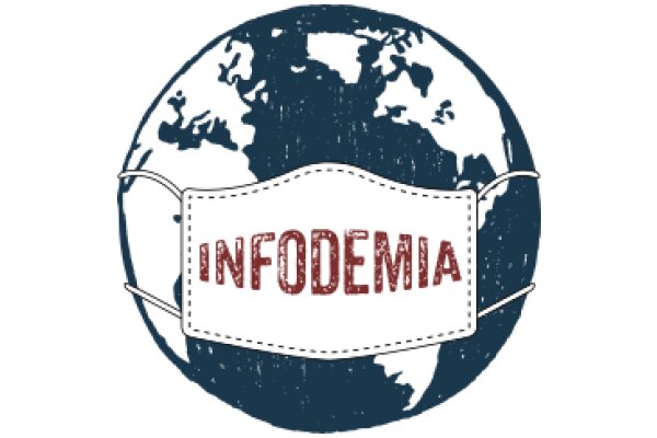 Informative Globe with 'Infodemia' Label