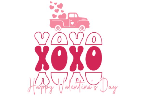 Celebrating Valentine's Day with a Pink Truck and Heart-Shaped Cookies