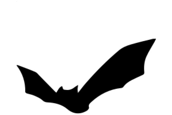 Silhouette of a Bat in Flight