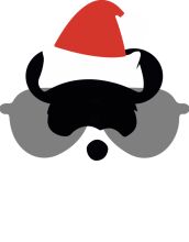 A Festive Holiday Icon: A Santa Hat with a Playful Twist