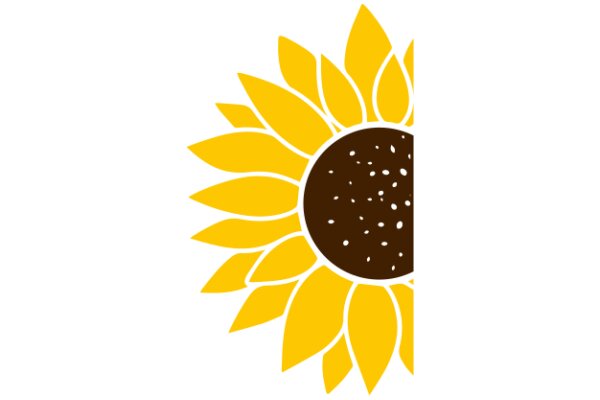 A Simple, Yellow Sunflower Logo