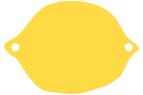 A Bright Yellow Oval Shape