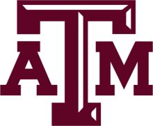 A Stylized 'ATM' Logo in Maroon