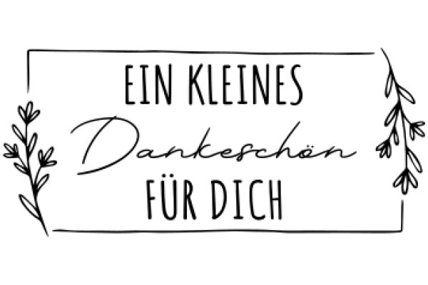 Ein kleines Dankeschön für dich