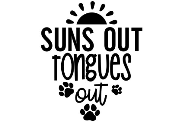 Sun, Tongues, and Paws: A Playful Logo for a Pet-Friendly Business